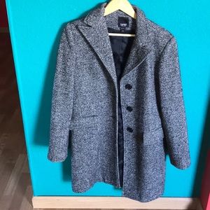 Grey and white Espirit  peacoat